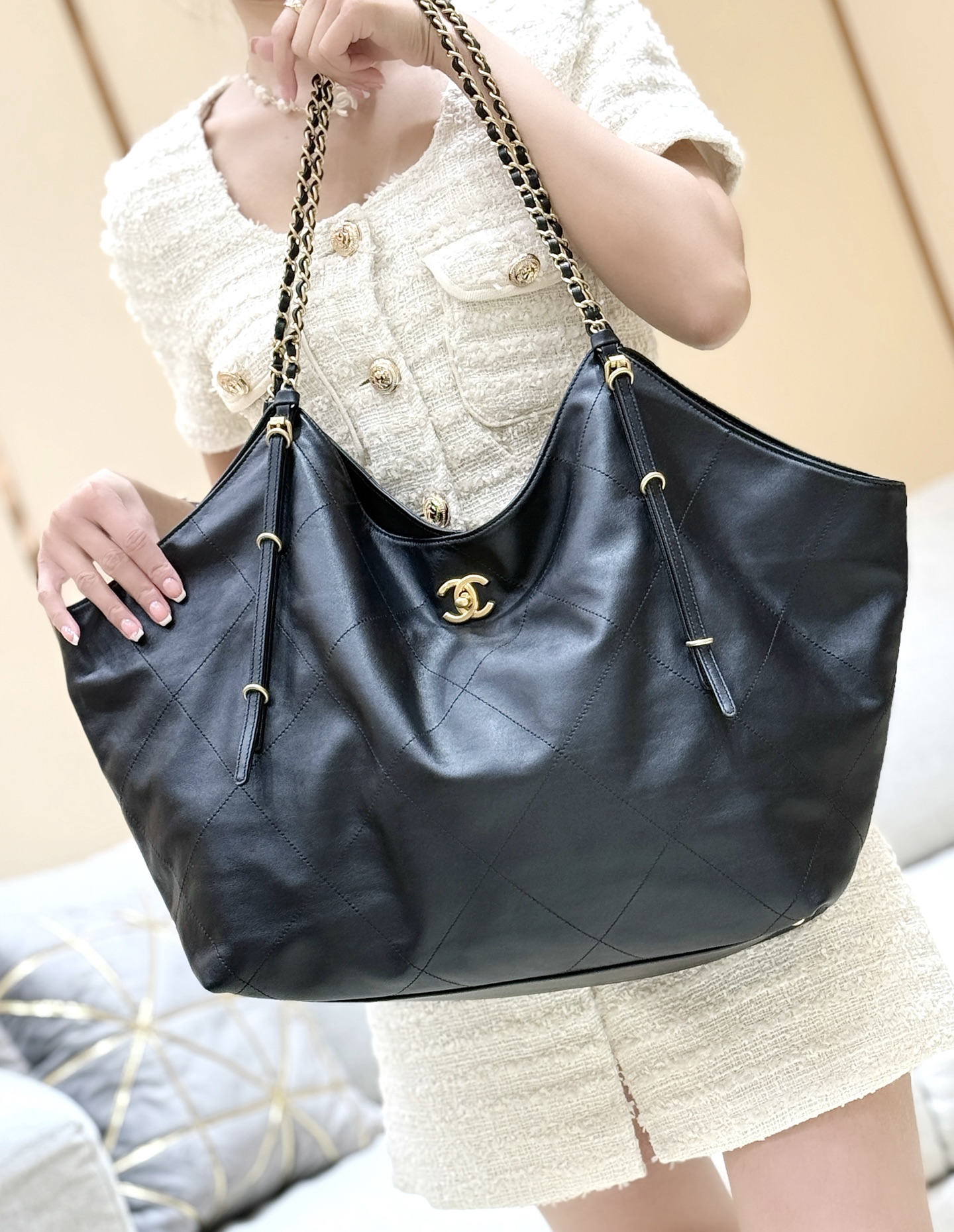 Spring-Summer 2025 Maxi Shopping Bag  
AS5463 Size 36*59*13cm - Detail 8